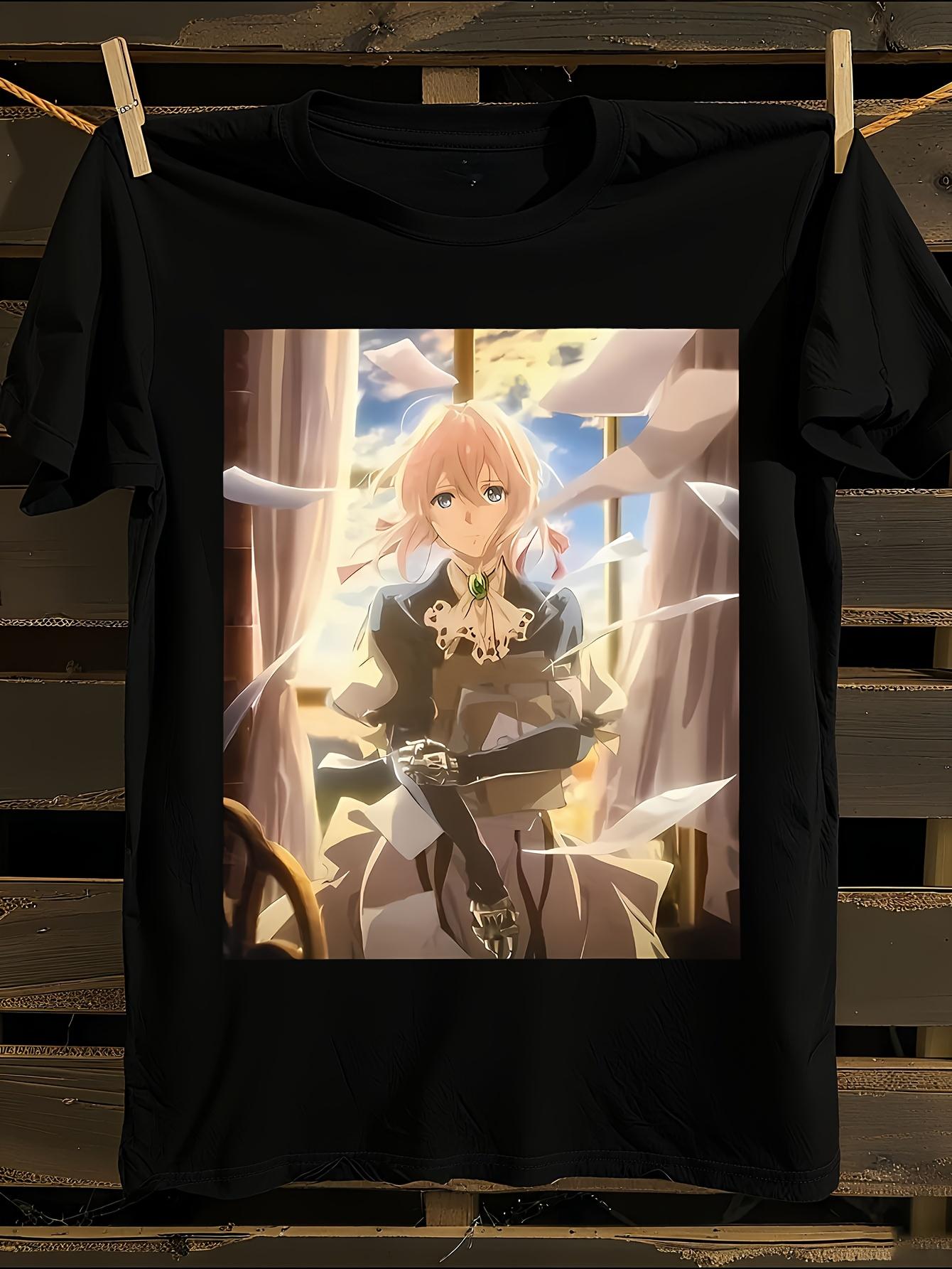 WoViolet Evergarden Anime Tshirt Anime Tshirt XXXXL