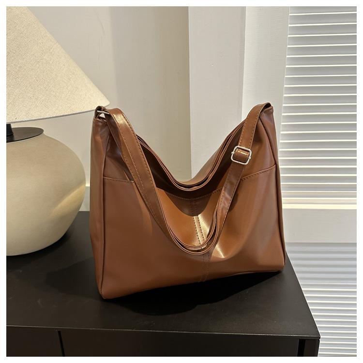 

Однотонная простая текстура ранняя осень мода новая сумка-тоут на плечо сумка-мессенджер