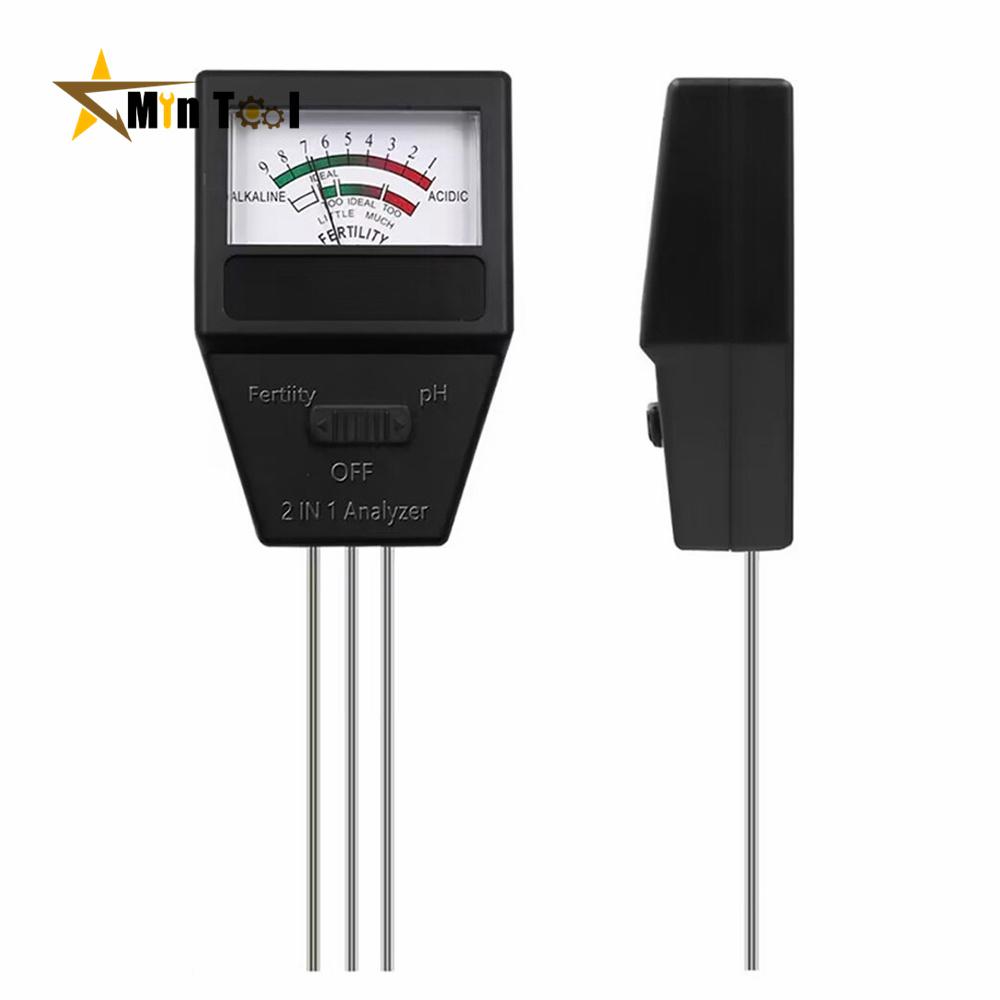 2 In 1 Soil PH Fertility Meter With 3 Probes Soil PH Tester Plant Measure Device Acidity Meter Measuring Tool