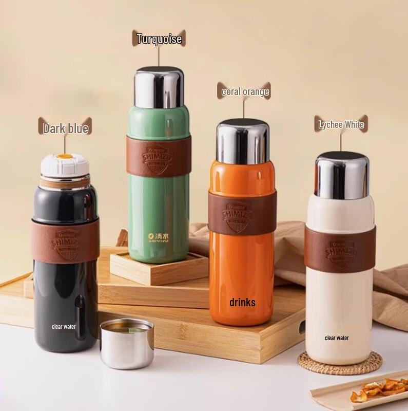 Qingshui Large Capacity Insulated Tea Infuser Bottle