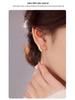 Banyan Tree S925 Silver Pearl Love Earrings - Simple Japanese & Korean Style for Women
