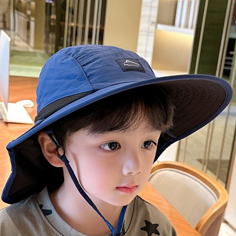 Übergroßer Sonnenhut, faltbarer Sonnenschutz, atmungsaktiver Multifunktionshut für aktive Kinder