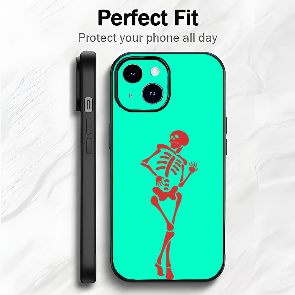 Spooky Symbol Abstract Dark Skull Phone Case Phone Case Soft Packaging Lightweight For iPhone17 16 15 14 13ProMax