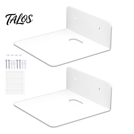 Modern Home Decor Wall Accessories Mounted Floating Shelves Set, Durable Acrylic Ledge Shelves, Space Adhesive for Figures Saving Storage Security