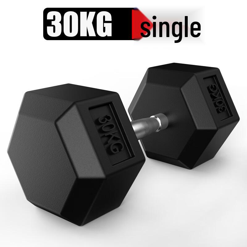 Shiyi Hexagonal Rubber Coated Cast Iron Dumbbell
