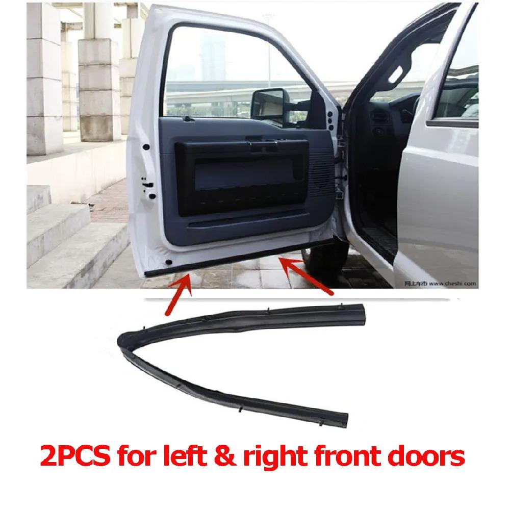 

2Pcs Front Door Lower Weatherstrip Seal For Ford F-250 F-350 F-450 1999-2016