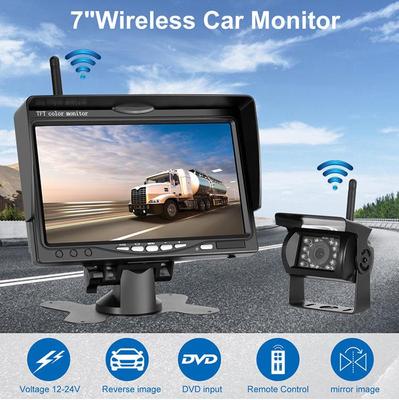 7-Inch Wireless Rearview Camera for Trucks, Buses, Trailers & Excavators