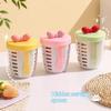 Double Wall Salad Cup Portable Leak Proof Oat Container With Fork Handle Drain Fruit Cup Cute Breakfast Cup For Student