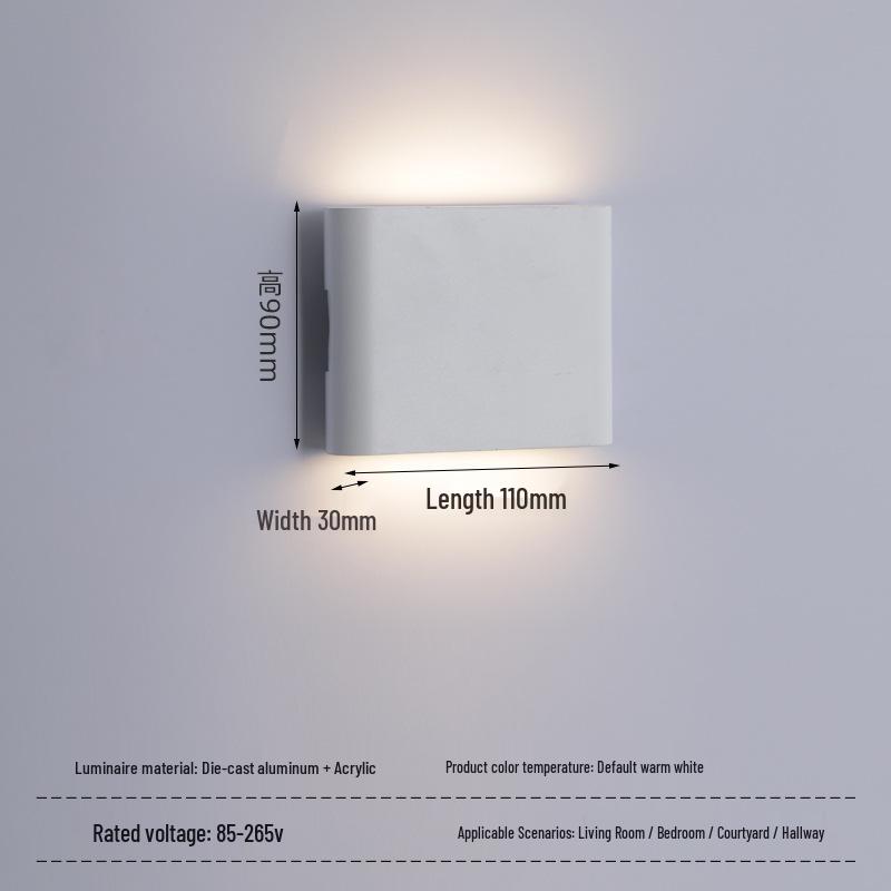 Modern LED Waterproof Outdoor Wall Lamp – Creative Design for Corridor