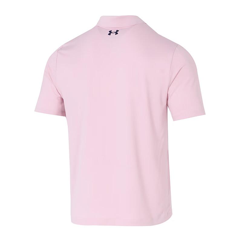 Under Armour Breathable Versatile Comfortable Short Sleeve Polo Shirt Men tops Pink 1377374-647