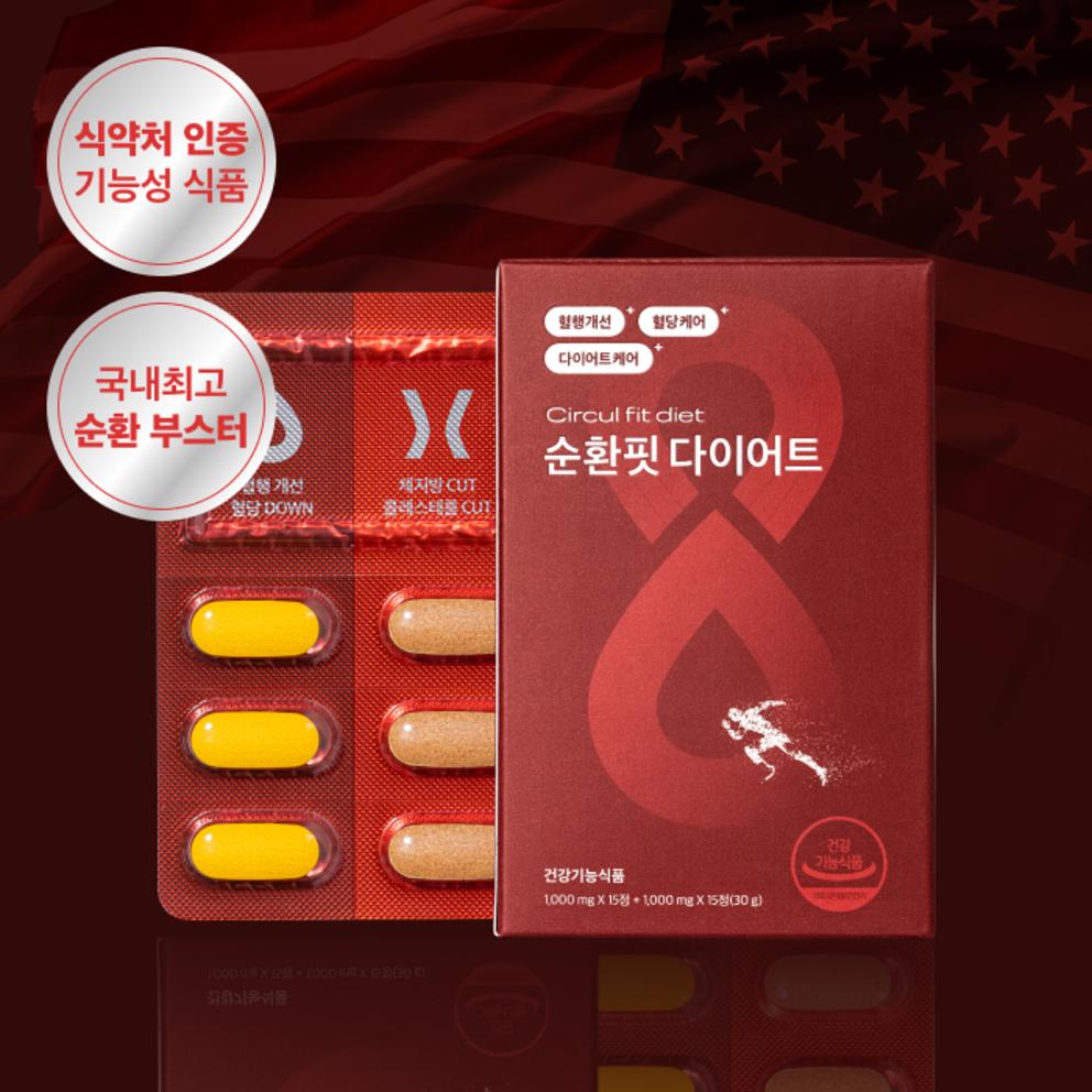 It's Sports Circulation Fit, Fat Reduction & Blood Circulation Diet Supplement, 30 Tablets