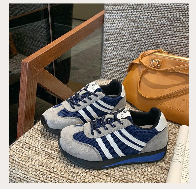 

Сетчатые дышащие тонкие немецкие тренировочные туфли одинарные туфли женские полые сетчатые туфли туфли Форреста Гампа повседневная спортивная обувь 2025 новый летний 40 серый