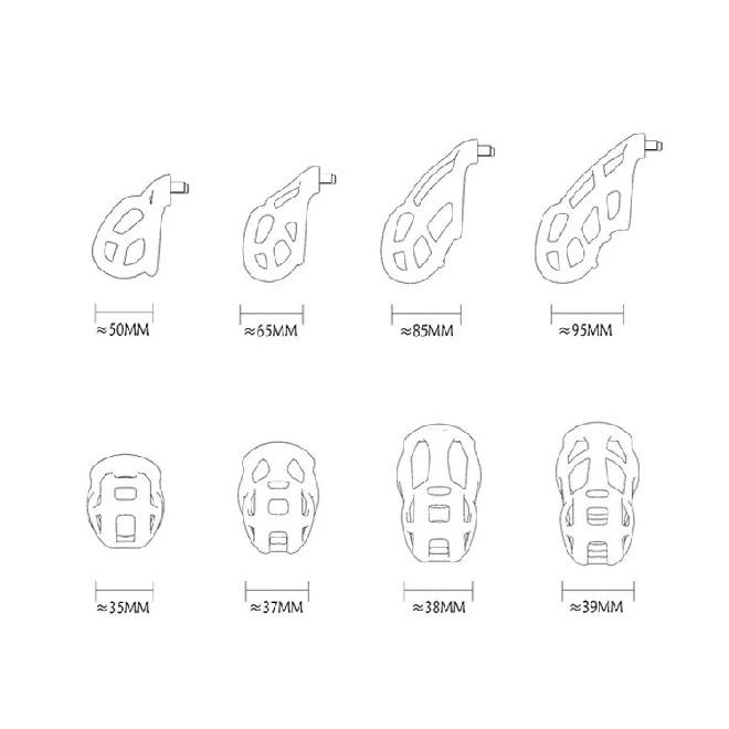 PET Cock Cage Chastity Cage Belt Locked Male Urethral Sissy Chastity Cage Light Long Term Wear