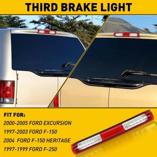 AUXITO LED 3RD Third Tail Stop Brake Cargo Light For 1997-2003 Ford F-150 F-250