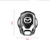 Insignia de Coche Cubierta Protectora de Arranque con un Solo Clic Pegatina Decorativa para Botón de Arranque/Parada Para Mazda 2 3 5 7 CX5 CX7 CX9 MX5 CX30 Skyactiv