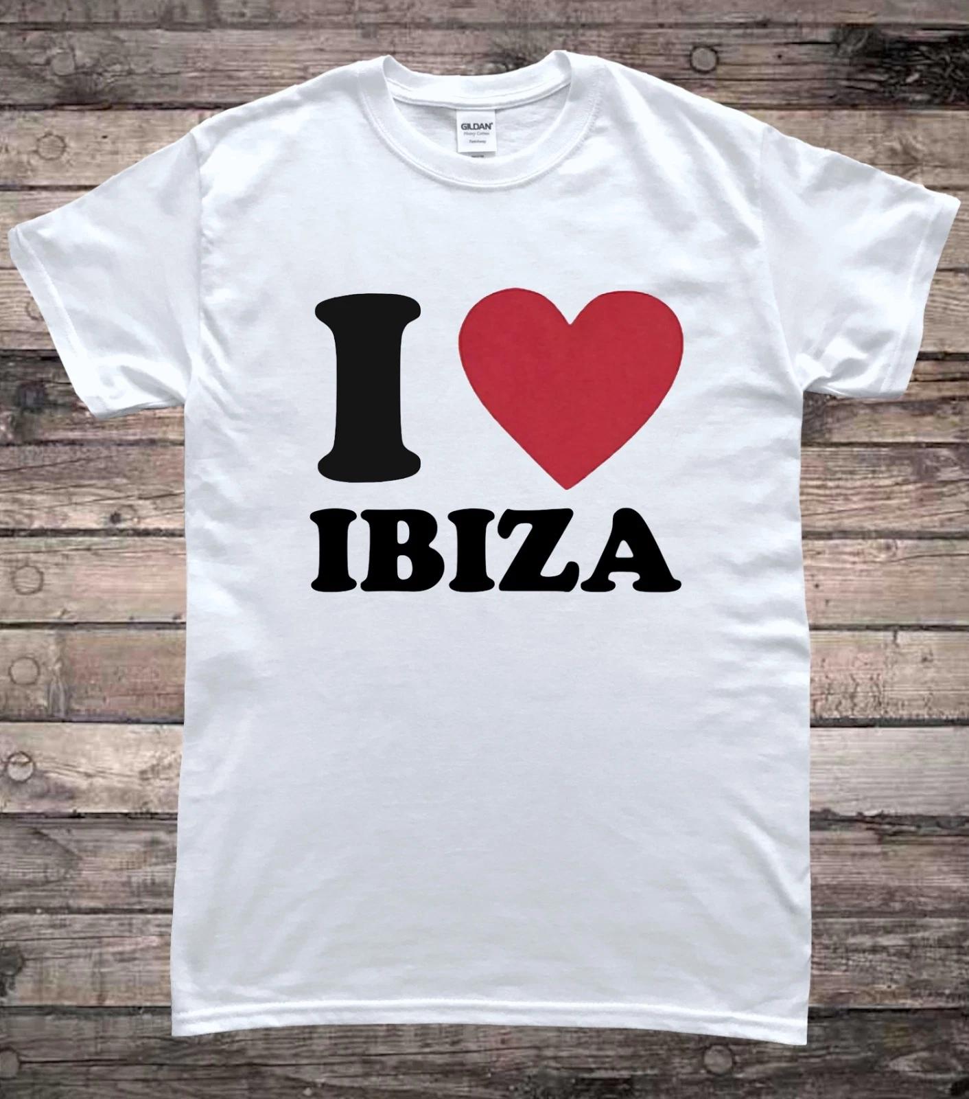 I Love Heart Ibiza Holiday T-Shirt XL