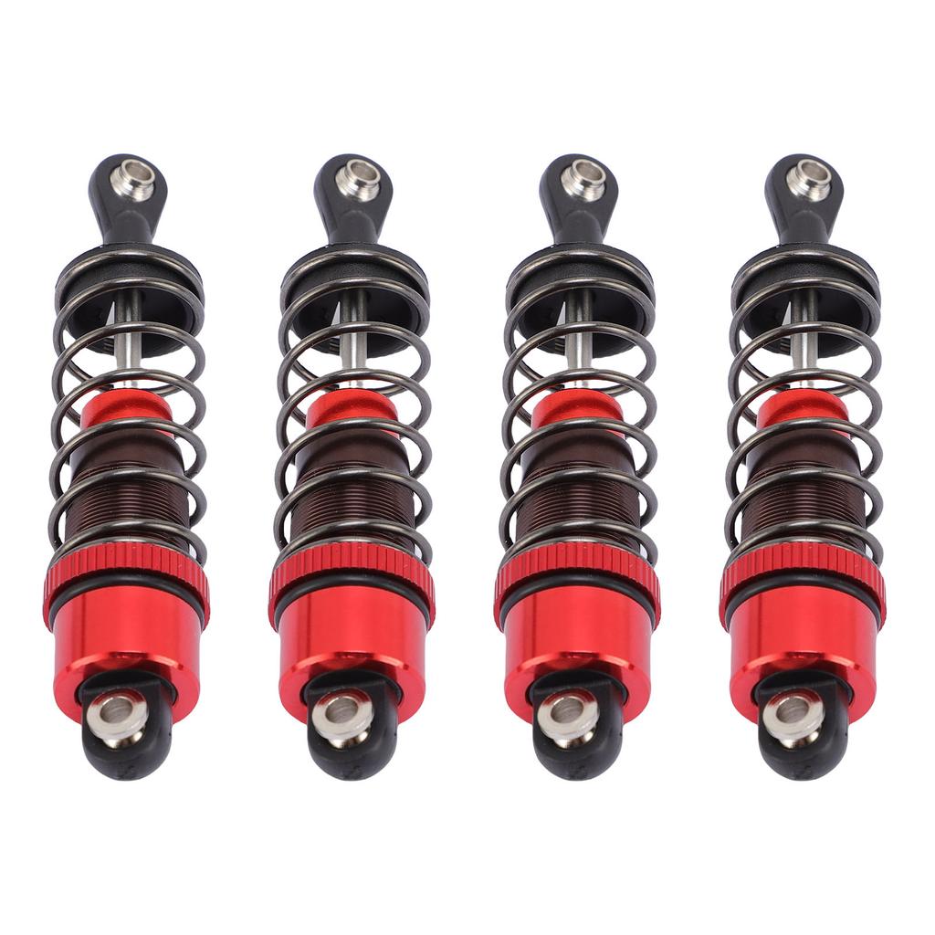 4Pcs RC Shock Absorber Aluminum Alloy Lightweight 1 10 Remote Control Cars RC Shock Damper 70mm Red