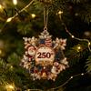 Christmas Hanging Ornaments Set Snowflake Tree Ornament, Acrylic Holiday Decor Gift for Home Window Fireplace Display, Festival Party Supplies