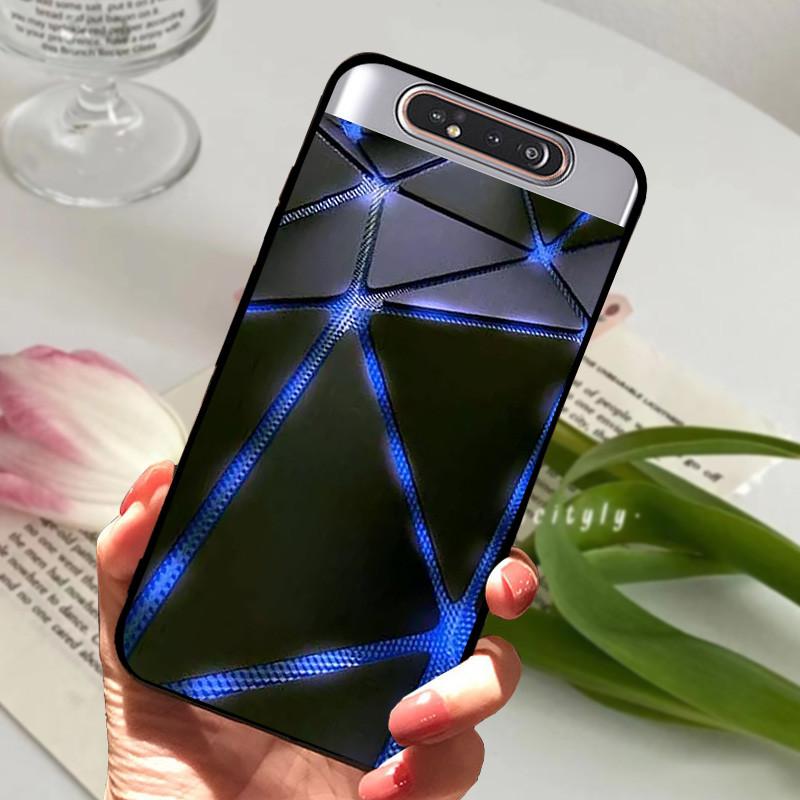 Per Samsung Galaxy A80 Custodia A 80 Antiurto Morbida TPU Silicone Copri Telefono Per Samsung Galaxy A80 Funda A80 2019 Capa Cartone Animato