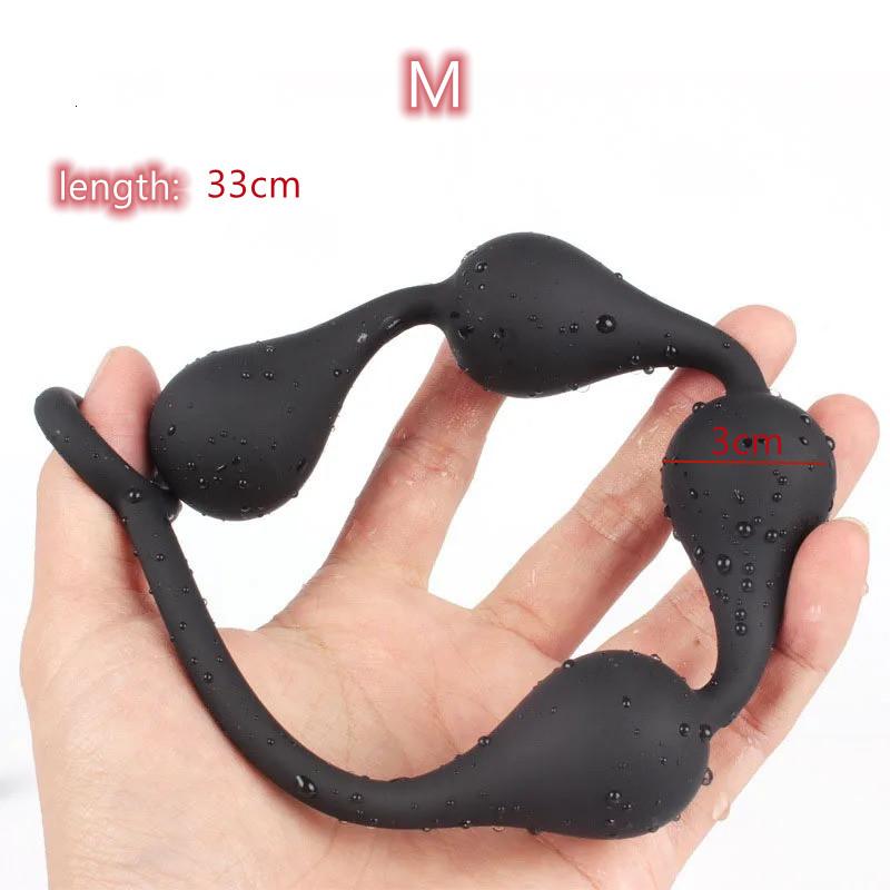 Super Long Anal Beads Anal Plug Prostate Massage Big Butt Plug Vaginal Balls Anal Stimulation Pull Bead Dildo Deep Anal sex Toy