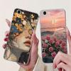 Clear Casing For Oppo F5 CPH1723 CPH1727 Cover For Oppo F5 Youth Case CPH1725 Luxury Butterfly Love Fashion Cool Lion Painted