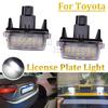 2pcs LED License Number Plate Light Lamp For Toyota Camry Corolla Prius Yaris Highlander Avalon Auris Vios Esquire Noah Proace