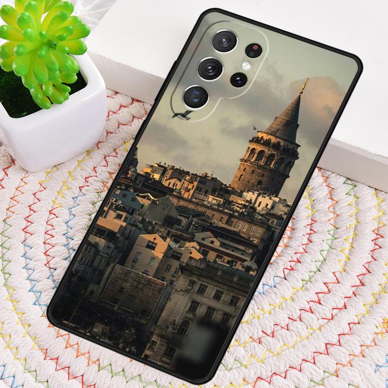 Turkey Istanbul Scenery TPU Phone Case For Samsung Galaxy note 10 pro S26 S25 S24 S23 S22 Ultra Plus S21 FE S20 Shockproof Cover