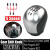 For Citroen C5 2001-2008 Peugeot 407 RCZ Auto Accessories Brand New Manual 5 6 Speed Gear Stick Shift Knob Car Shifter Lever