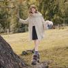 Xiangying 100% Wool Double-Sided Mid-Length Coat