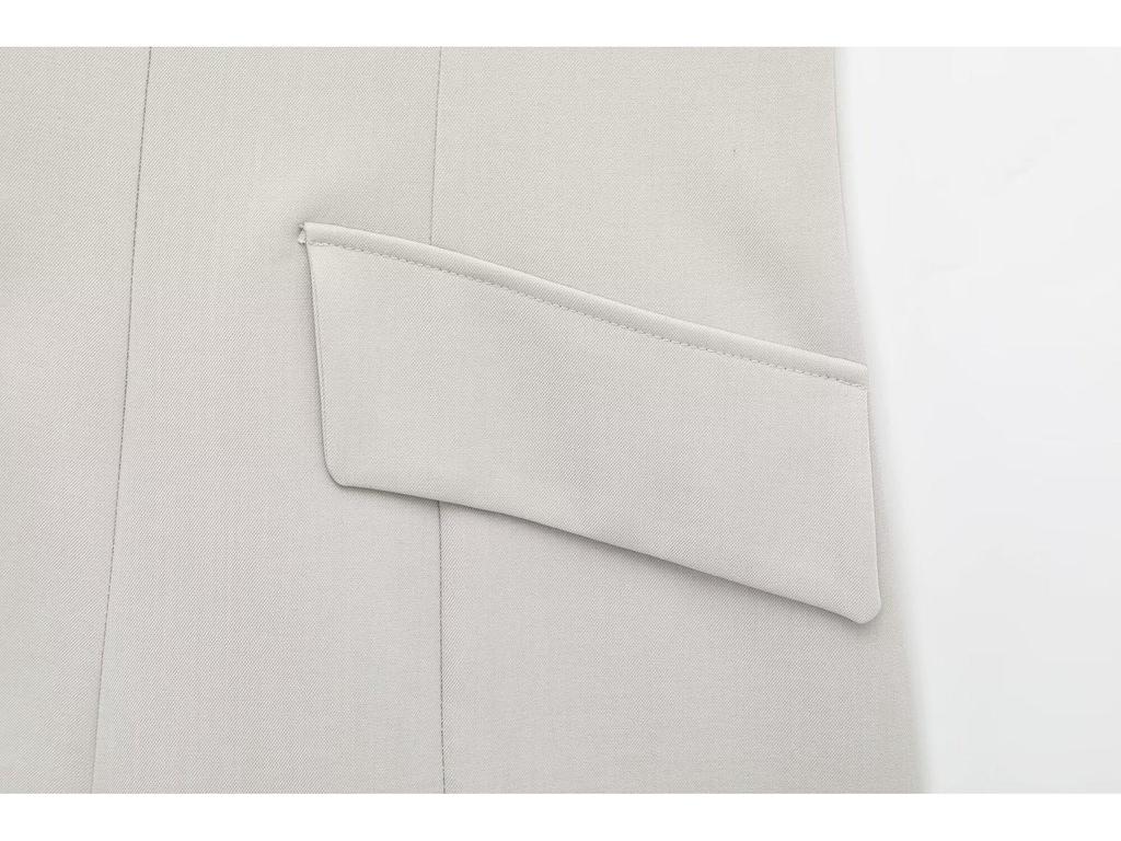 2025 Spring/Summer Women's Backless Sleeveless Square Neck Jumpsuit Dress with Patch Pocket and Spaghetti Straps