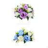 2x Artificial Blue Bouquets Public Area Decoration