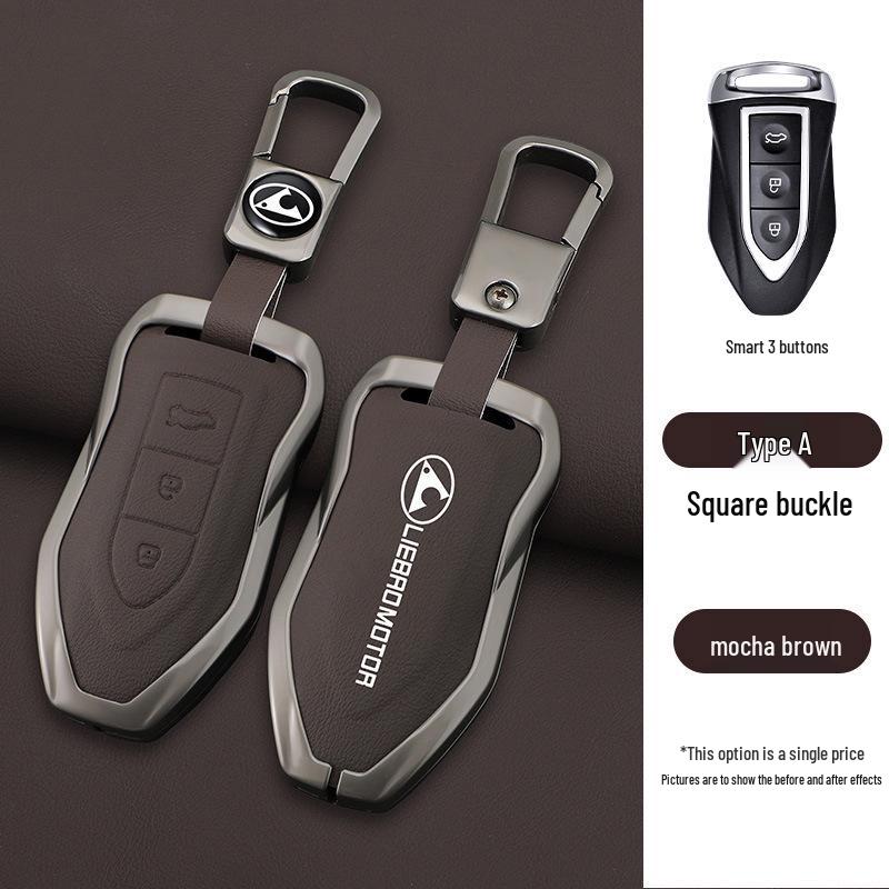 Genuine Leather Key Case for Cheetah CS10/CS9 Mattu Remote Control Key