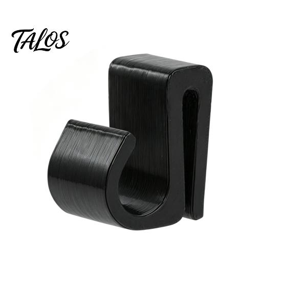 String Light Installation Tools Outdoor Clips, Black Plastic Organize Hooks, Weather Resistant Mounts Snap-on Fasteners for Garden Backyard Decoration