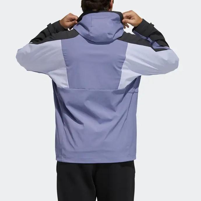 adidas Jackets Men's Purple Hooded Moderate Other H40226