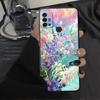 Cartoon Flower Phone Cover Case for Motorola Moto G50 G32 G51 G73 G22 Edge40 Edge 20 Pro 30 Lite G60s G52 G71 G53 G30