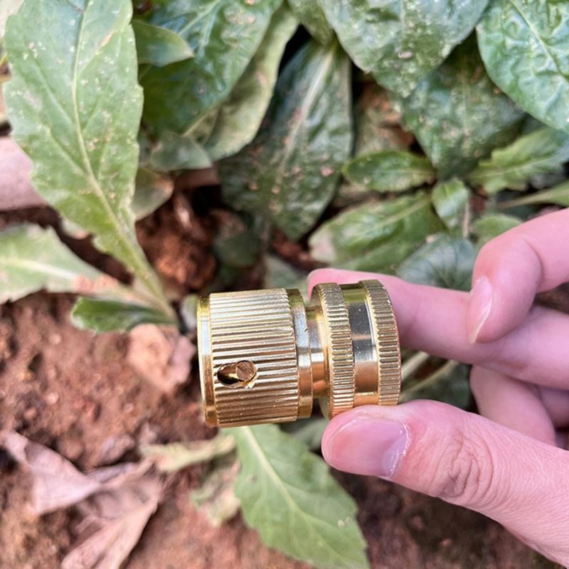 Garden Hose Accessories 3/4inch Female Quick Connector Pressure Washer Connector Water Hose End Brass Connector Fitting