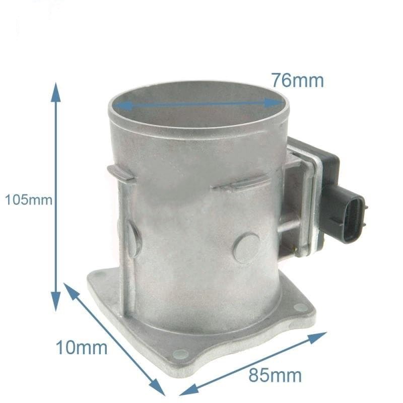 Air Mass Sensor 22250-75010, 2225075010, AFH70-09 MAF Mass Air Flow Sensor Assembly for Toyota