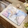 Absorbent Kitchen Diatom Mud Pad: Multi-use for Drain, Countertop, Pot Insulation, Bar Coaster, and Bowl Drying.