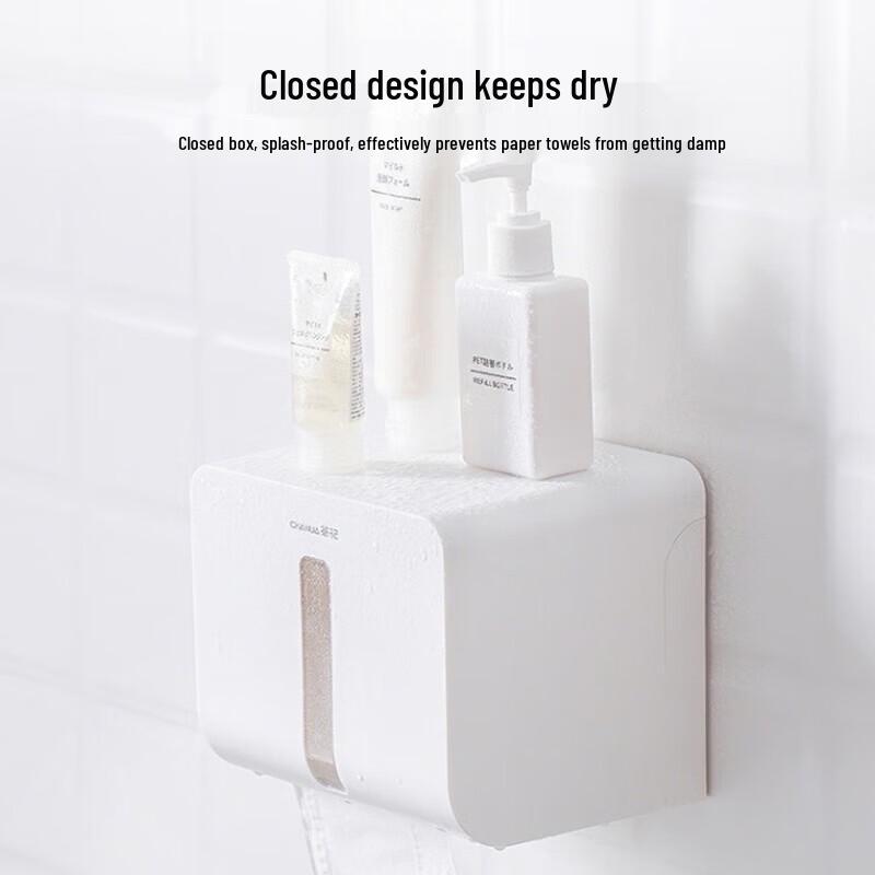 Chahua No-Drill Wall-Mounted Tissue Holder