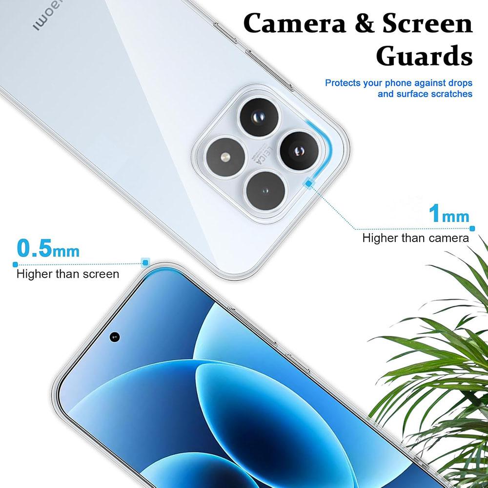 Ultra dünne Kristall Silikon Hülle für Xiaomi 17 15 15T 15S 14 14T T T Pro Lite Ultra X Klare Abdeckung Xiaomi17ProMax