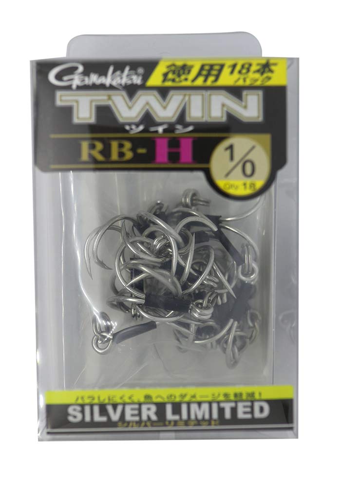 

Gamakatsu Treble Hook Rose Twin RB-H Silver Limited 18 шт. в упаковке