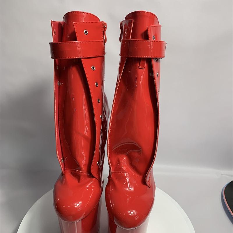 2025 neue Hass himmelhoch wasserdichte Tisch High Heels Spitze wasserdichte Tisch kurze Damenstiefel