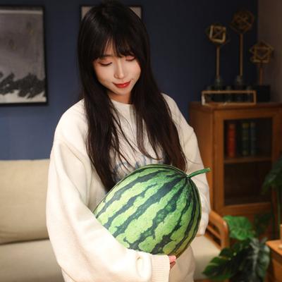 Yousheng Watermelon Plush Toy Stuffed Fruit Pillow Soft Watermelon Throw Pillow Room Decor Creative Gift for Kids