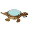 Orologio da Parete e da Tavolo Analogico Finitura Ottone Marrone Tartarugato Antico