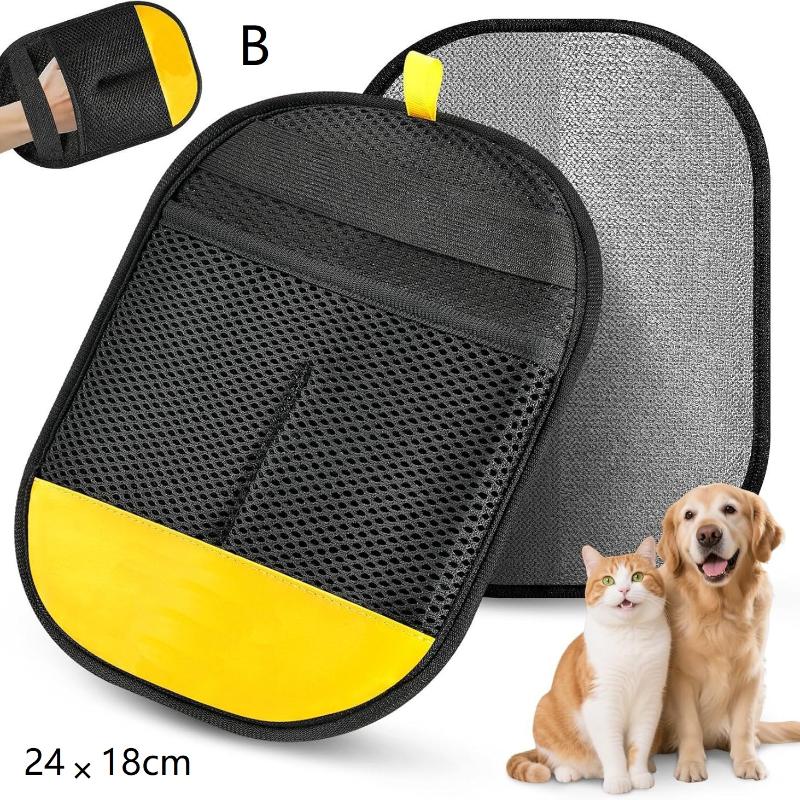 Pet Electrostatic Hair Removal Gloves For Dog Cat Grooming Carpet Clothes Hair Cleaning
