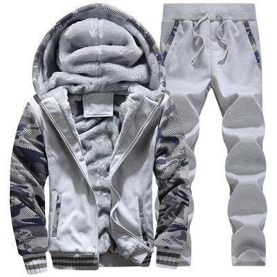 Pánsky sveter plus zamatové kostýmy s kapucňou