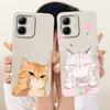 For Infinix Smart 20 2026 Cute Cat Flower Cartoon Phone Case For Infinix Smart20 X6840 X6840B Soft Silicone Covers Bumpers