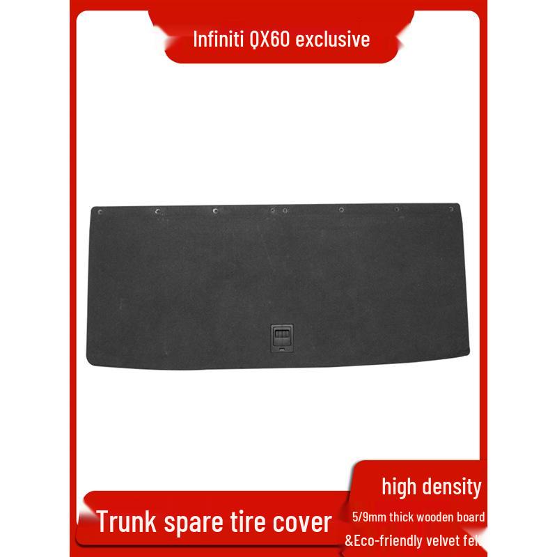 Infiniti QX60 Trunk Spare Tire Cover: Durable Carpet Mat & Load-Bearing Partition
