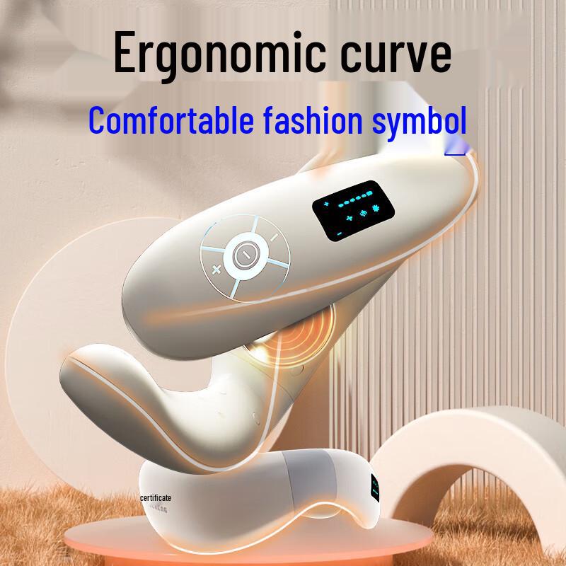 Wireless Electric Pulse Neck Massager with Heat