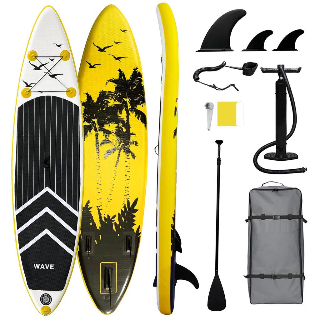 Beginner Inflatable Paddleboard Surfboard - Double Layer SUP Bodyboard